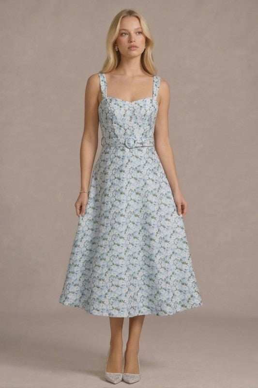 Whispering Garden Midi Dress