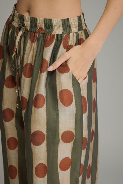 Dot to Dot Wide Leg Pants