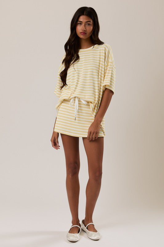Easy Days Stripe Mini Skort (Copy)