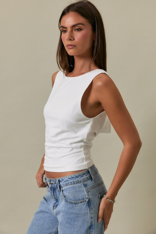 Modern Muse Backless Top