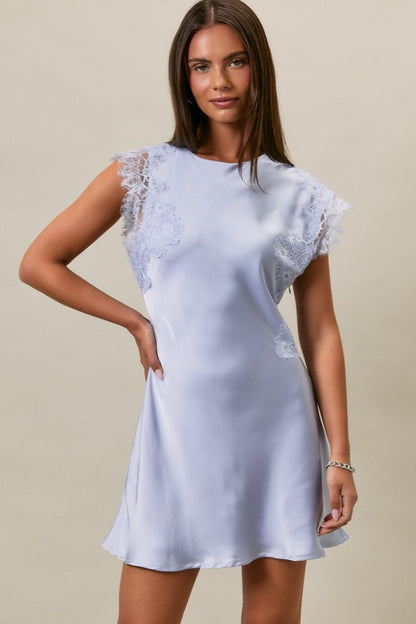 Soft Elegance Lace Mini Dress