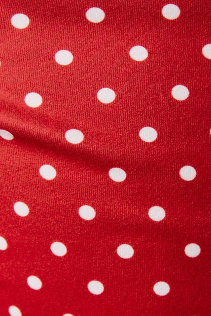 Off Duty Polka Dot Top