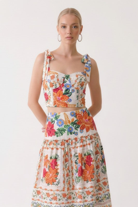Garden Escape Tie Strap Top