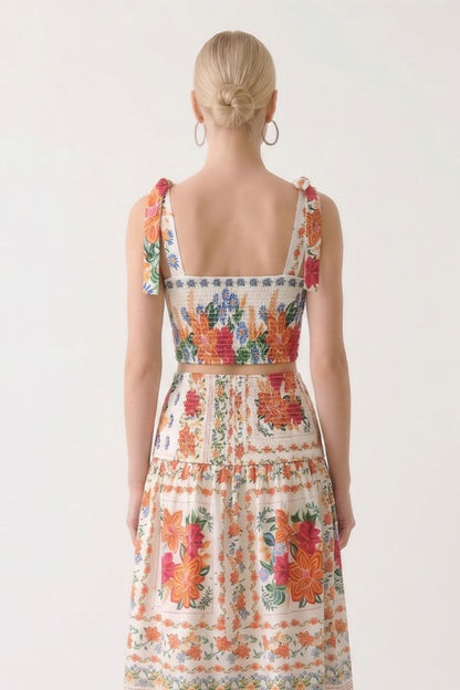 Garden Escape Tie Strap Top