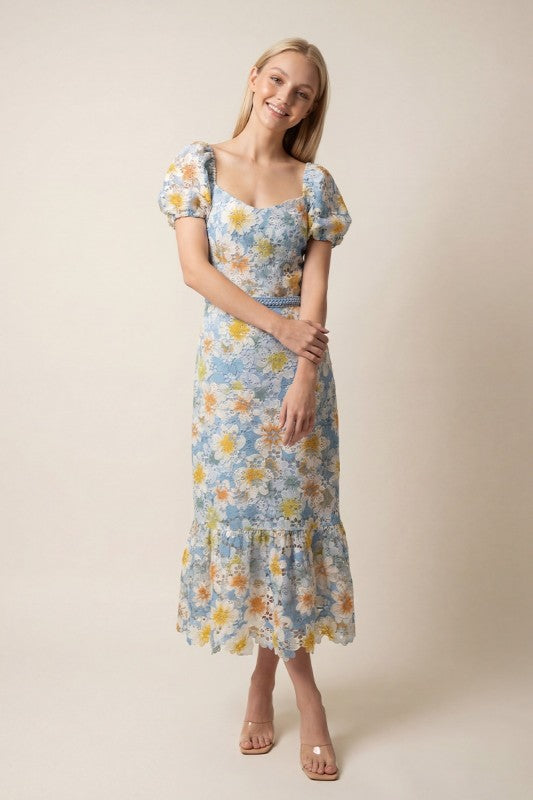 Bluebell Garden Midi Dress