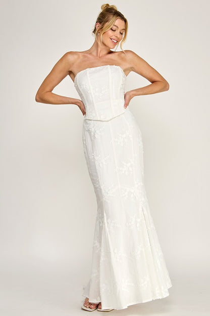 Eternal Romance Corset Maxi Set