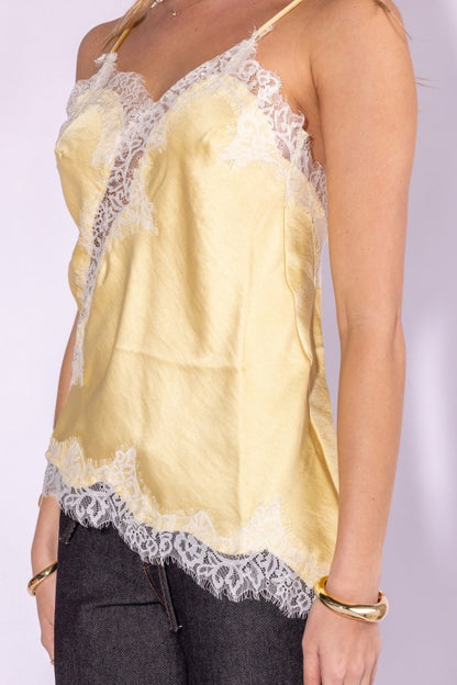 Asymmetrical Allure Lace Cami
