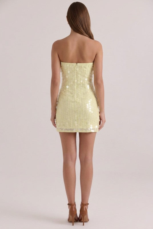 Golden Hour Sequin Mini Dress