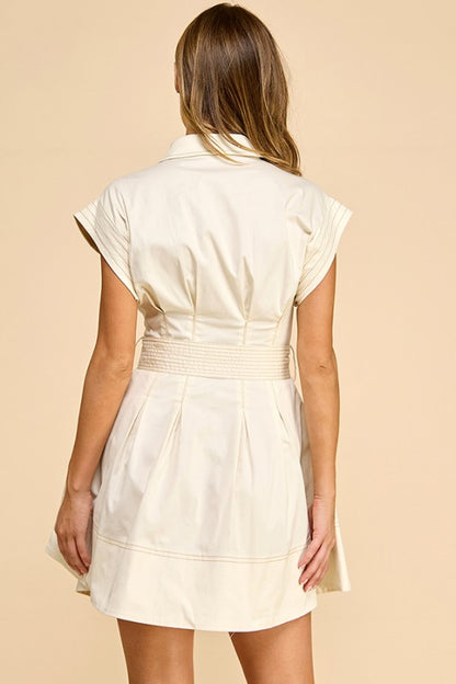 Tailored Charm Mini Dress