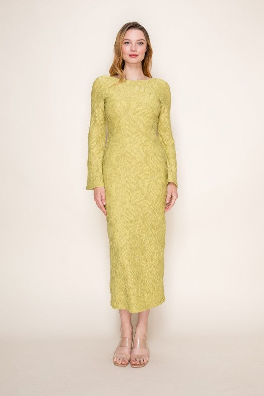 Everyday Beauty Textured Knit Sweater Dress