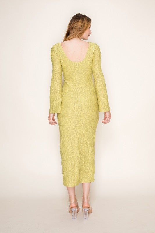 Everyday Beauty Textured Knit Sweater Dress