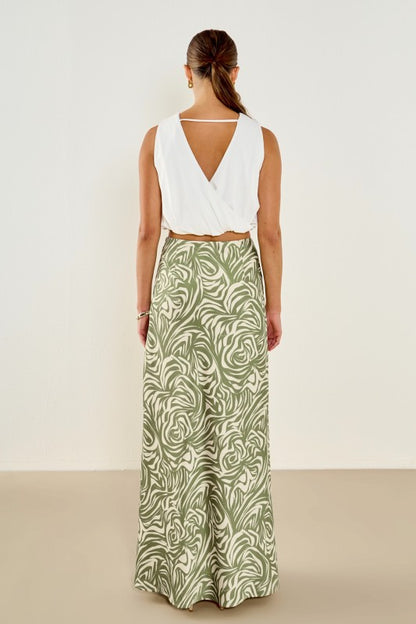 Marsy High Low Cropped Tank Top
