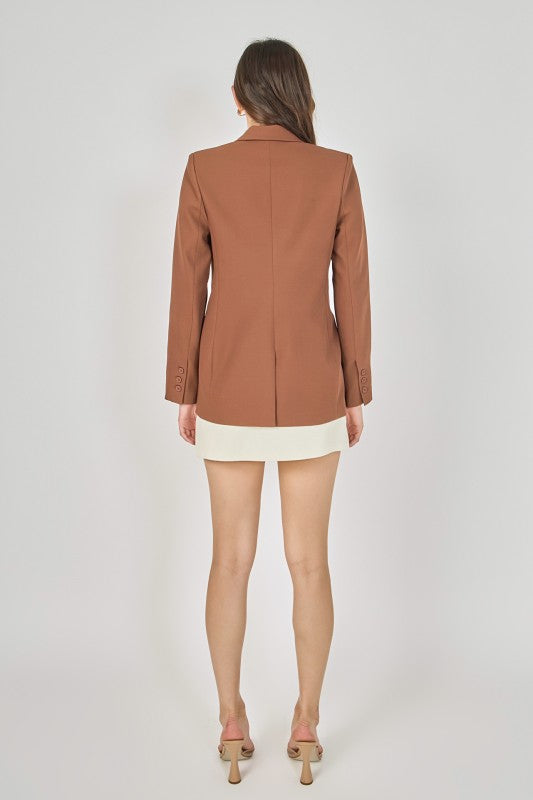 Marsy Single-Breasted Suit Jacket