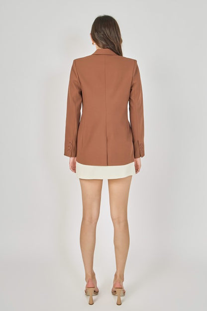 Marsy Single-Breasted Suit Jacket