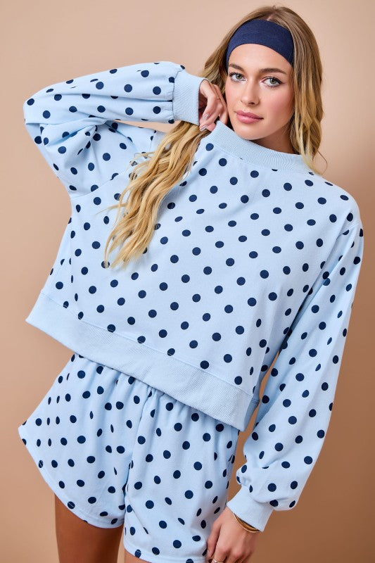 Cozy Dot Days Sweatshirt