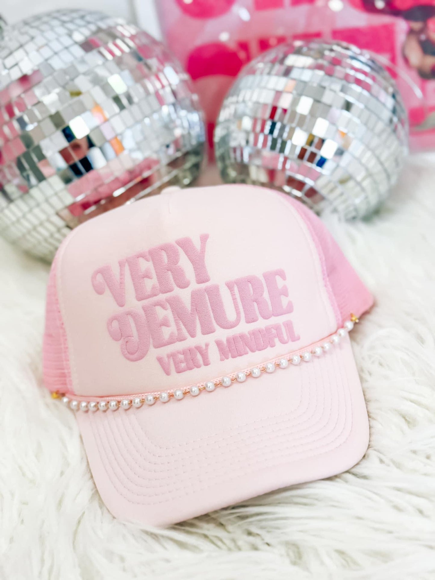 Very Demure, Very Mindful Trucker Hat