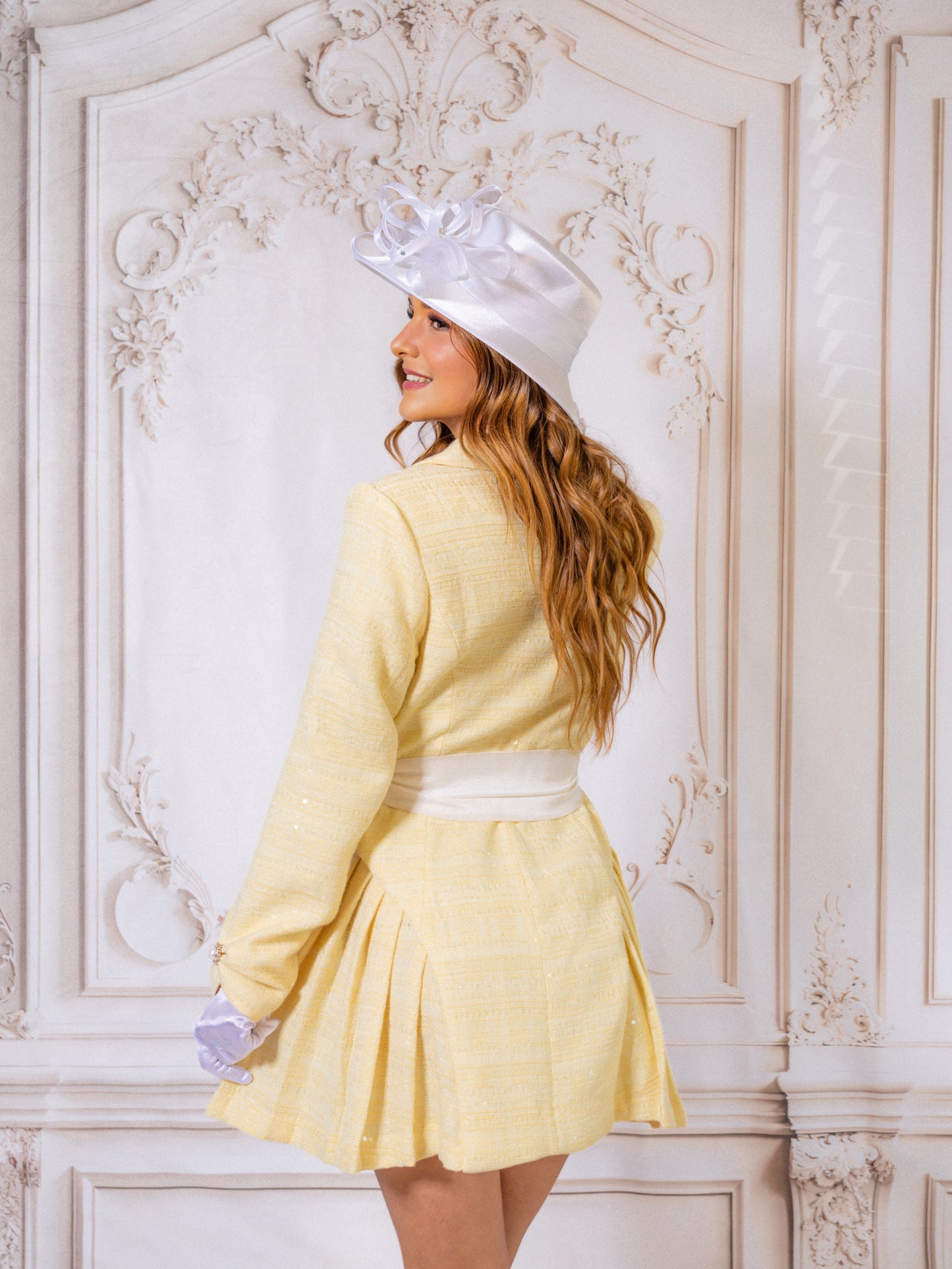 Golden Grace Court Dress