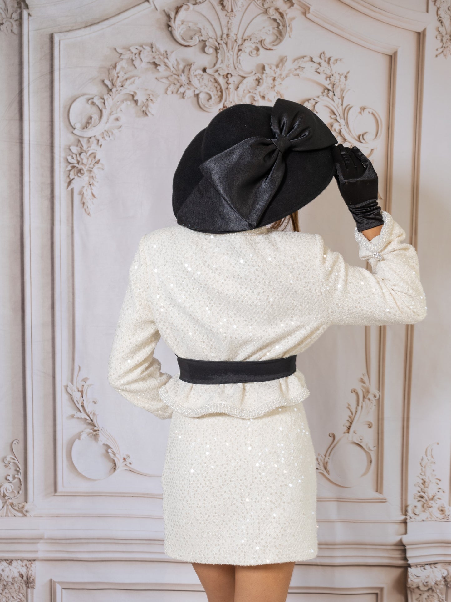 The Pearl Grace Sequin Tweed Set