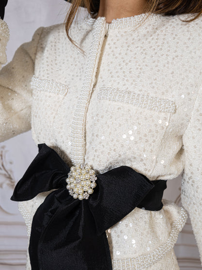 The Pearl Grace Sequin Tweed Set