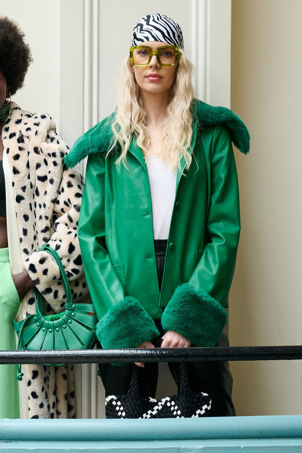 Holly Luxe Faux Fur Trim Jacket