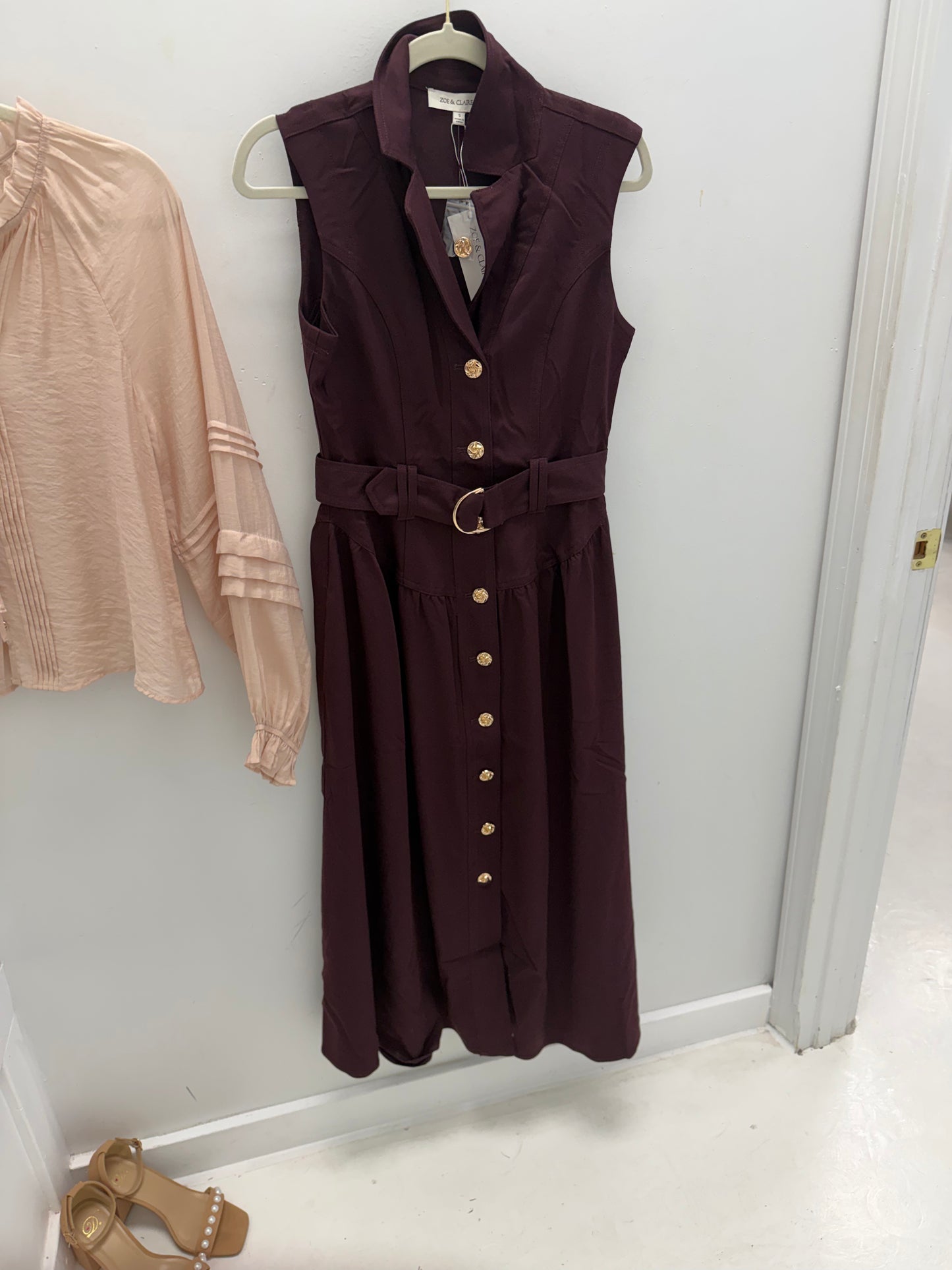 Merlot Manor Midi Dress