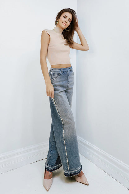 Lysse High Waisted Nutshell Midwash Jeans