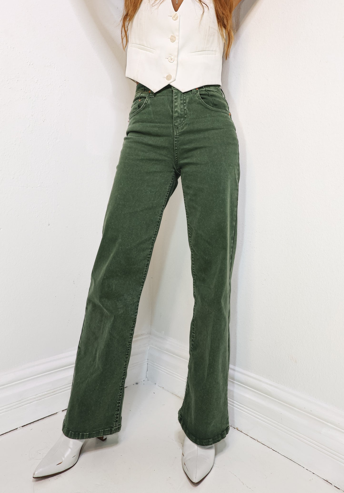 Dear John Holly Wide Hem Straight Leg Jeans