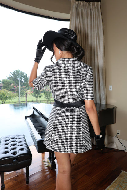 The Hilary Houndstooth Jacket & Dress Set