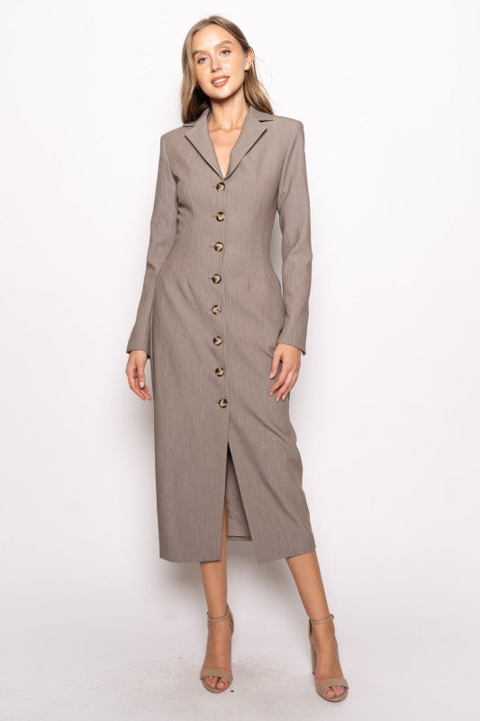 Madison Tailored Blazer Midi Dress