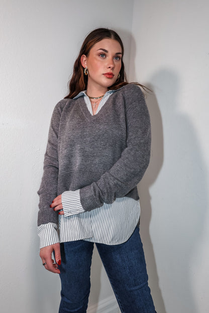 Elan Prep in Layers Sweater Top