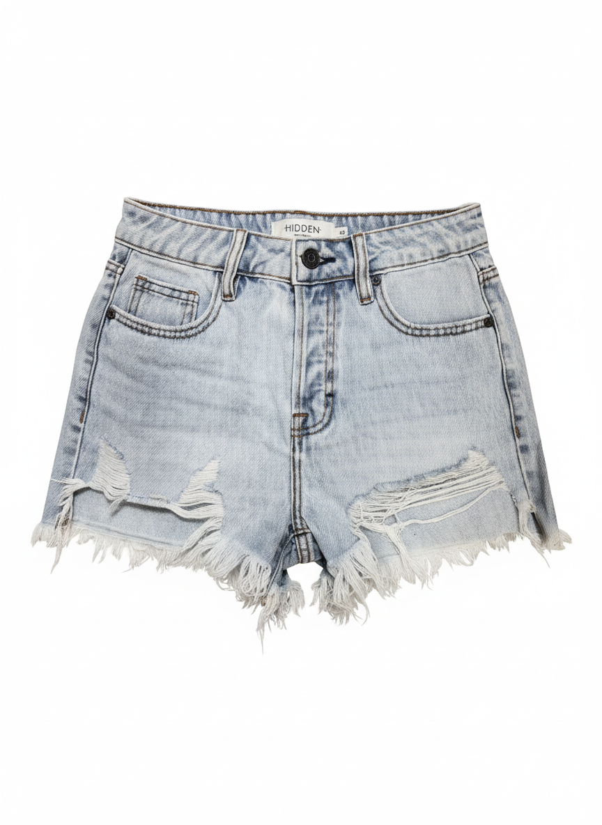 Hidden Sofie Distressed Denim Shorts