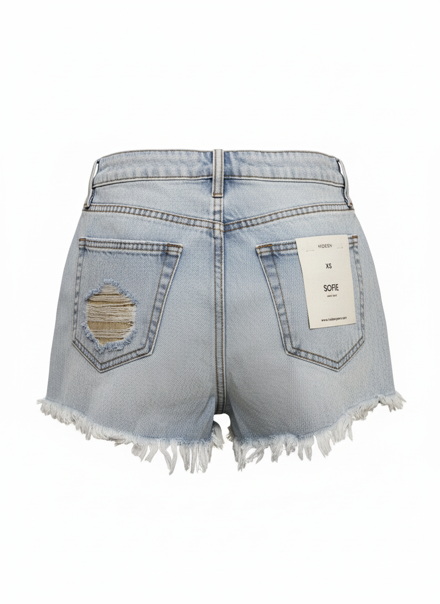 Hidden Sofie Distressed Denim Shorts