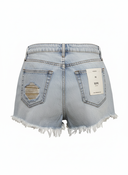 Hidden Sofie Distressed Denim Shorts