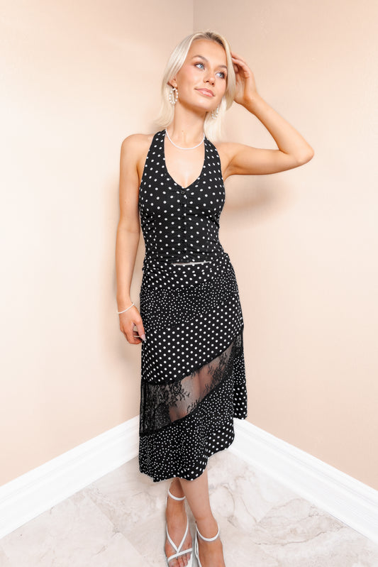 Signature Dot Halter Top
