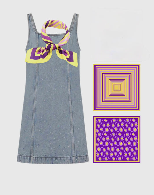 LSU Bandana Gameday Scarf