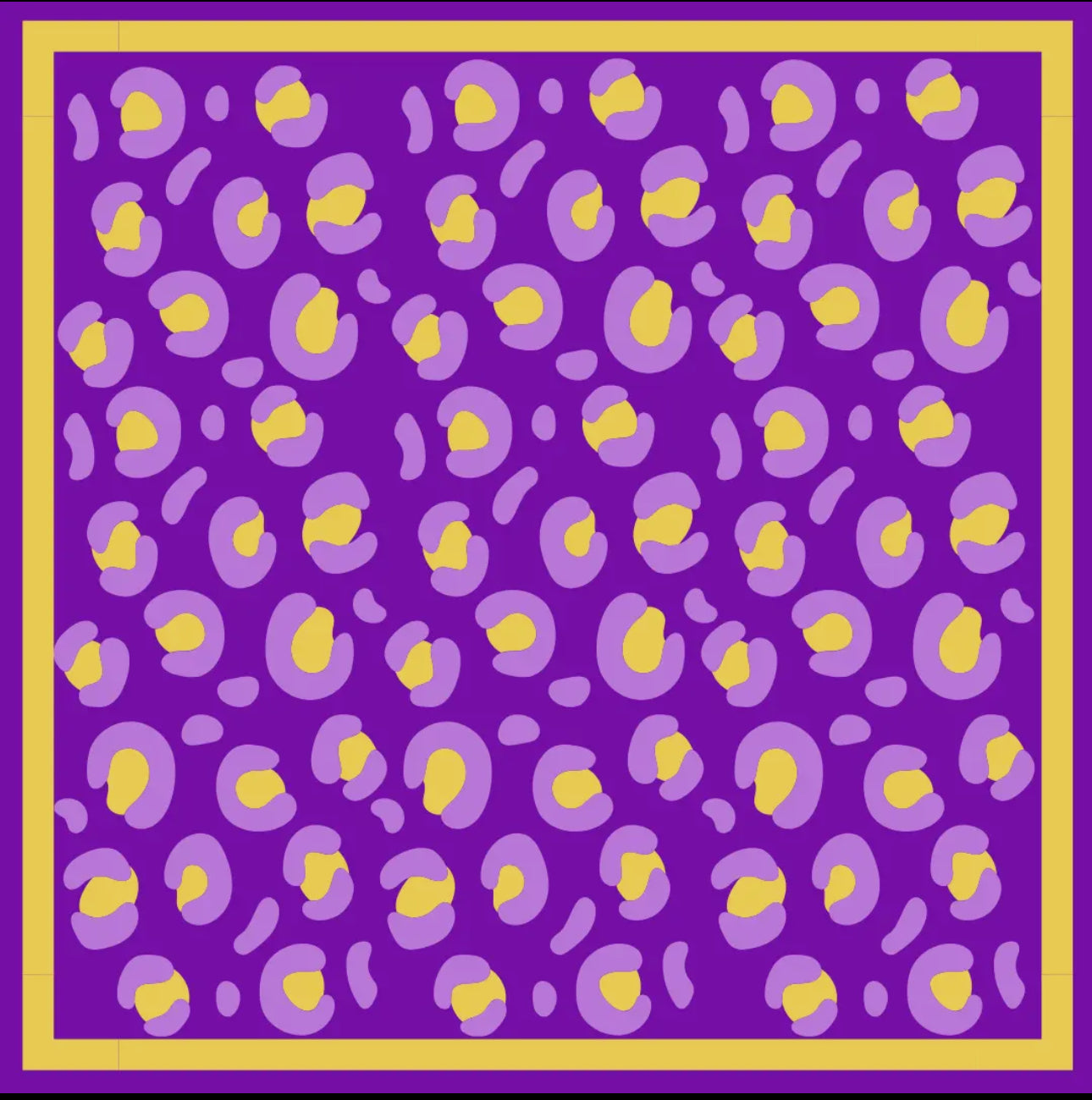 LSU Bandana Gameday Scarf