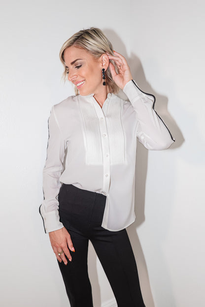 Lysse Josephine Tuxedo Top