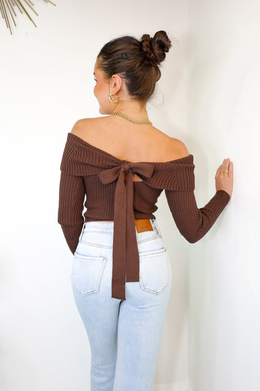 All The Girls Bow Statement Sweater