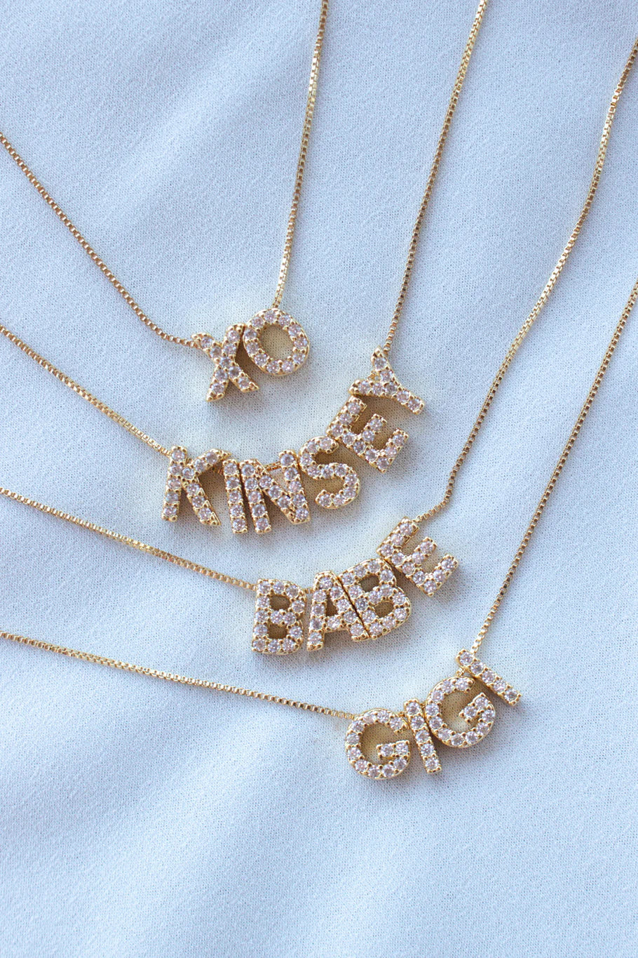 Kinsey Gold Filled Letter Slide Charms