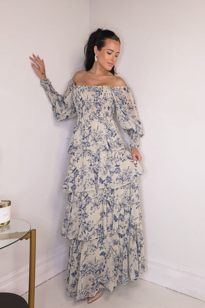 Sienna Toile Maxi Dress