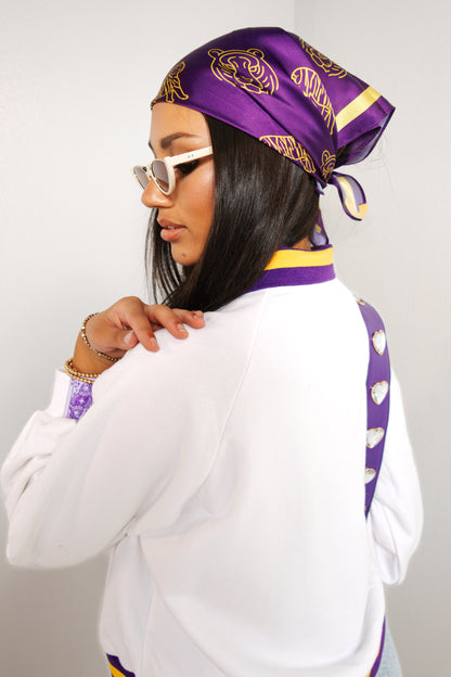 LSU Bandana Gameday Scarf