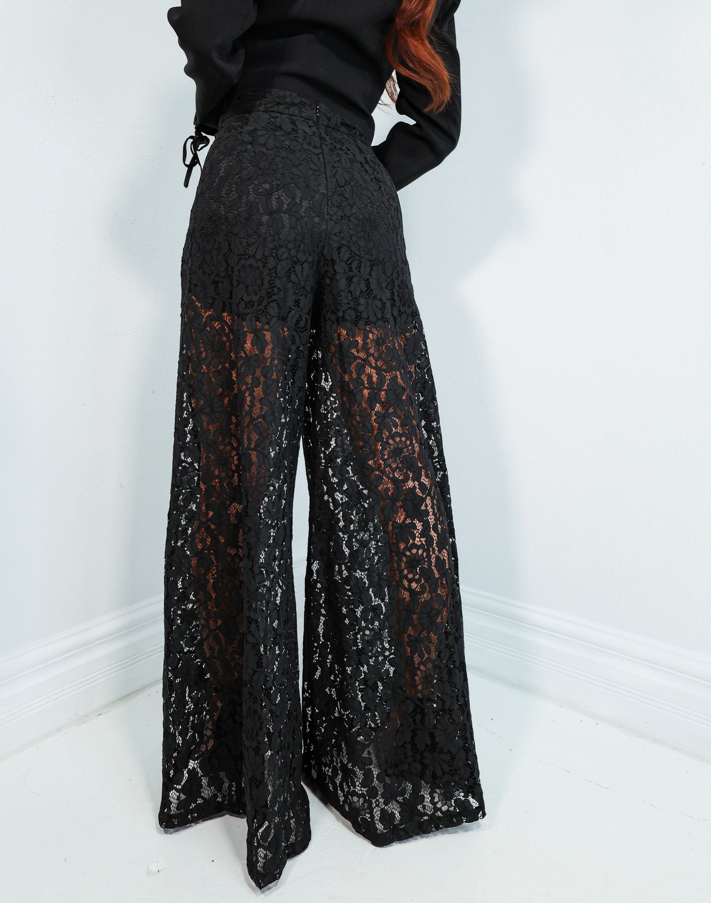 Lace Mirage Wide Leg Pants