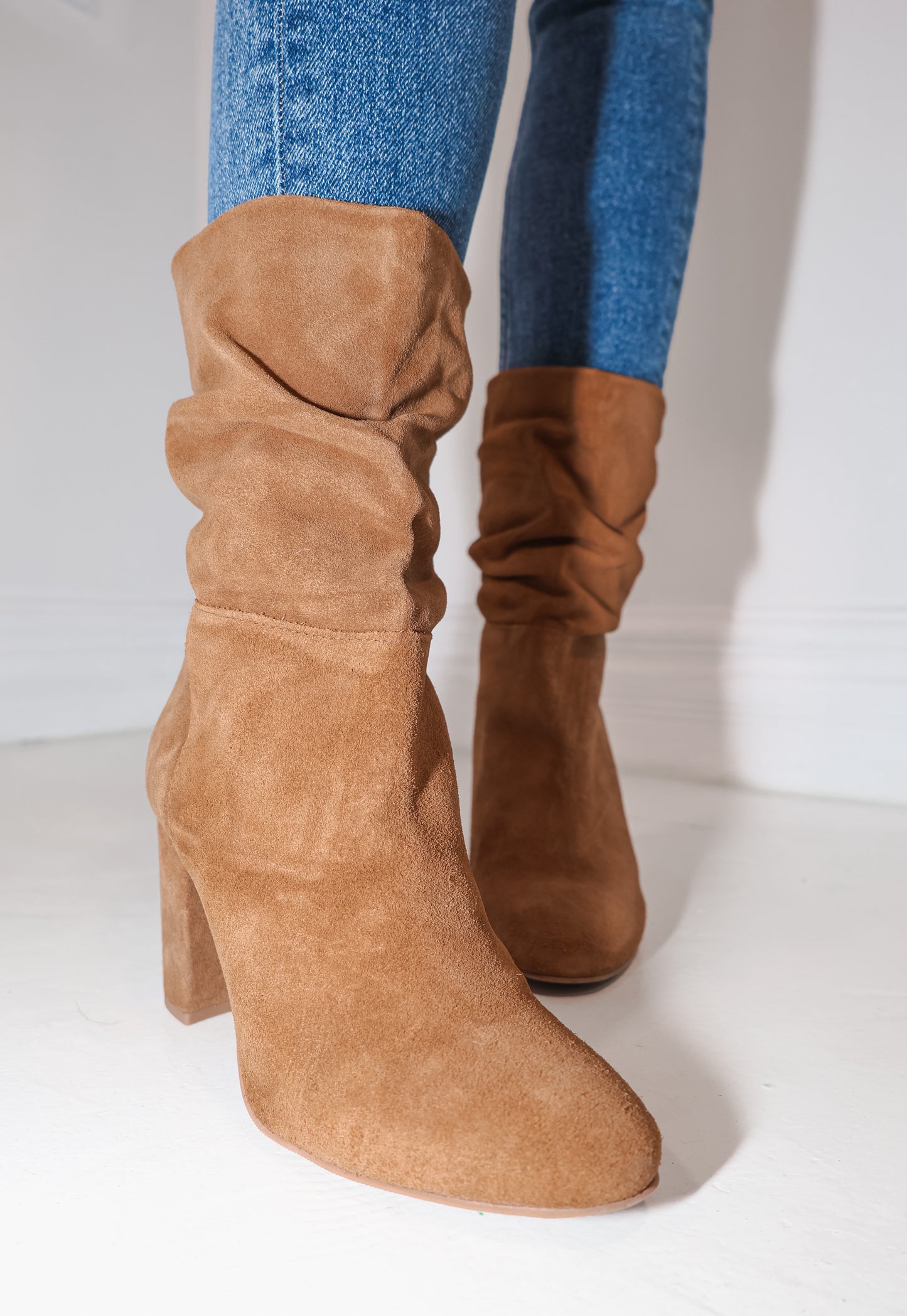 Chinese Laundry Kipper Split Suede Booties