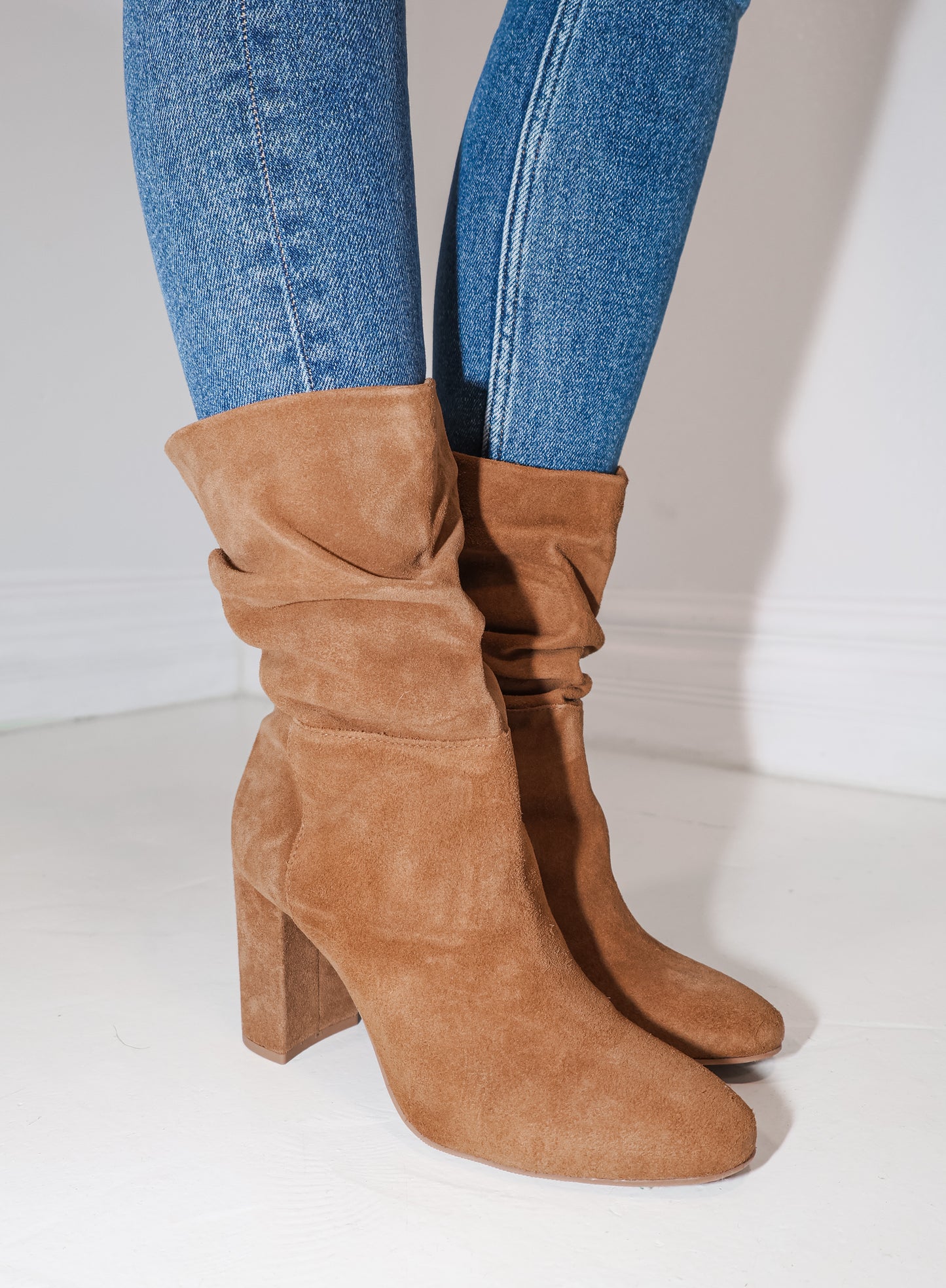 Chinese Laundry Kipper Split Suede Booties