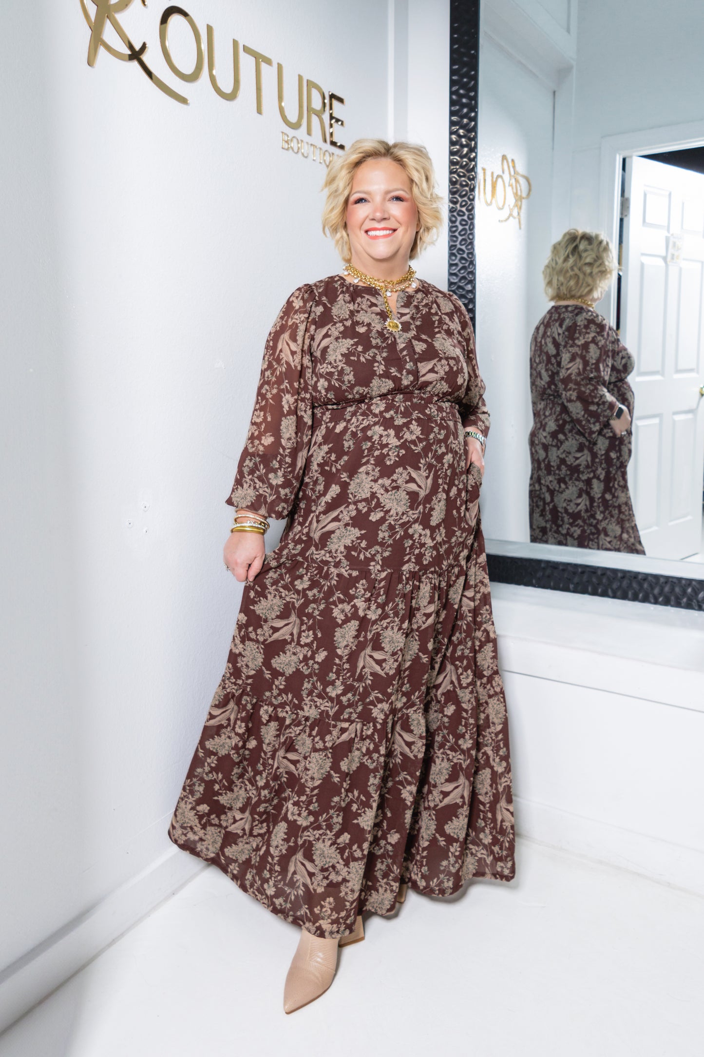 Letters To Autumn Tiered Maxi Dress
