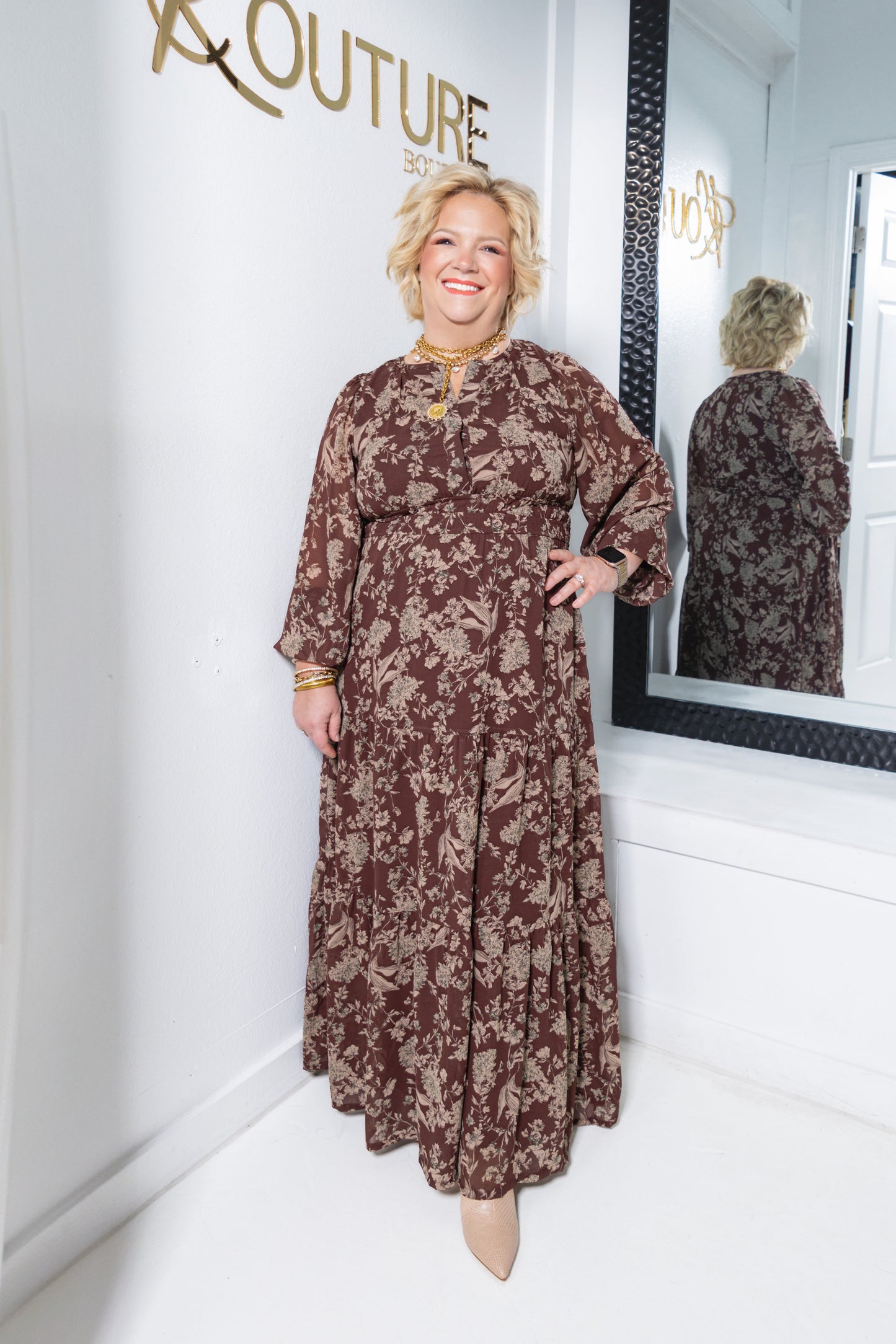 Letters To Autumn Tiered Maxi Dress