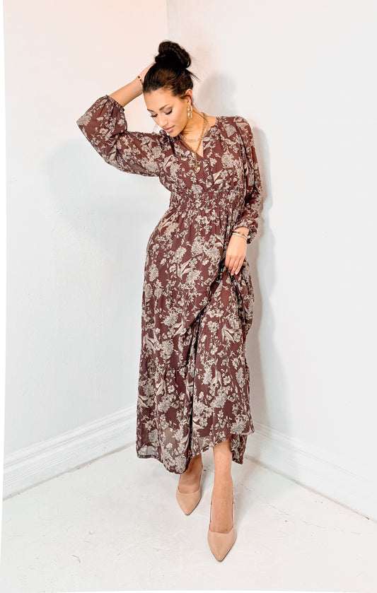 Letters To Autumn Tiered Maxi Dress