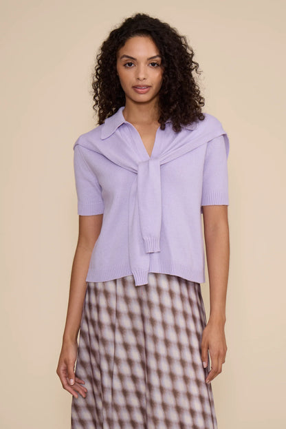 Lavender Lady Knit Top