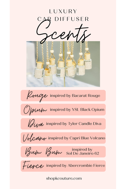 Luxury Car Scent Diffusers-KCoutureBoutique, women's boutique in Bossier City, Louisiana