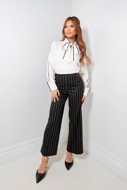 Lysse Daphne Dolman Sleeve Bow Blouse